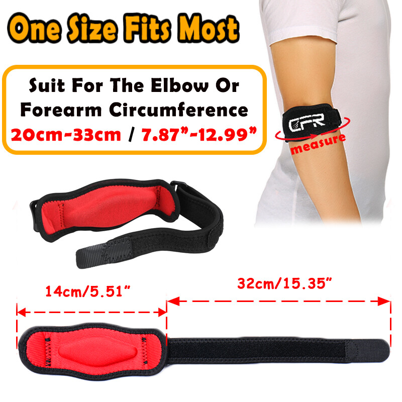 Tennis Elbow Support Brace Compression Sleeve Joint Strap Arthritis Arm Tendon