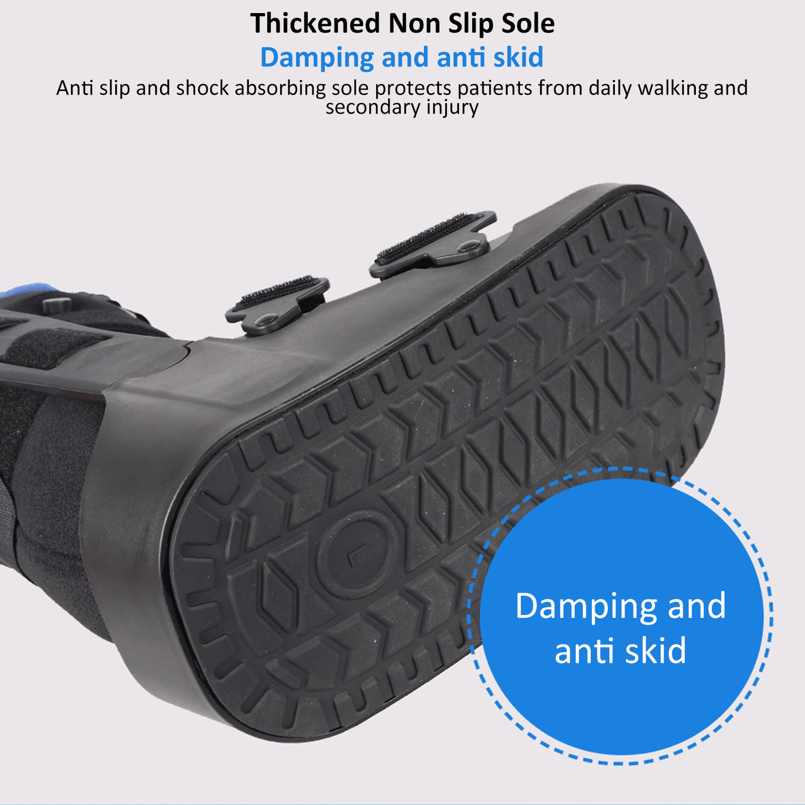 Air Walking Boot Full Protection Accelerate Recovery Light Anti Skid Spraine
