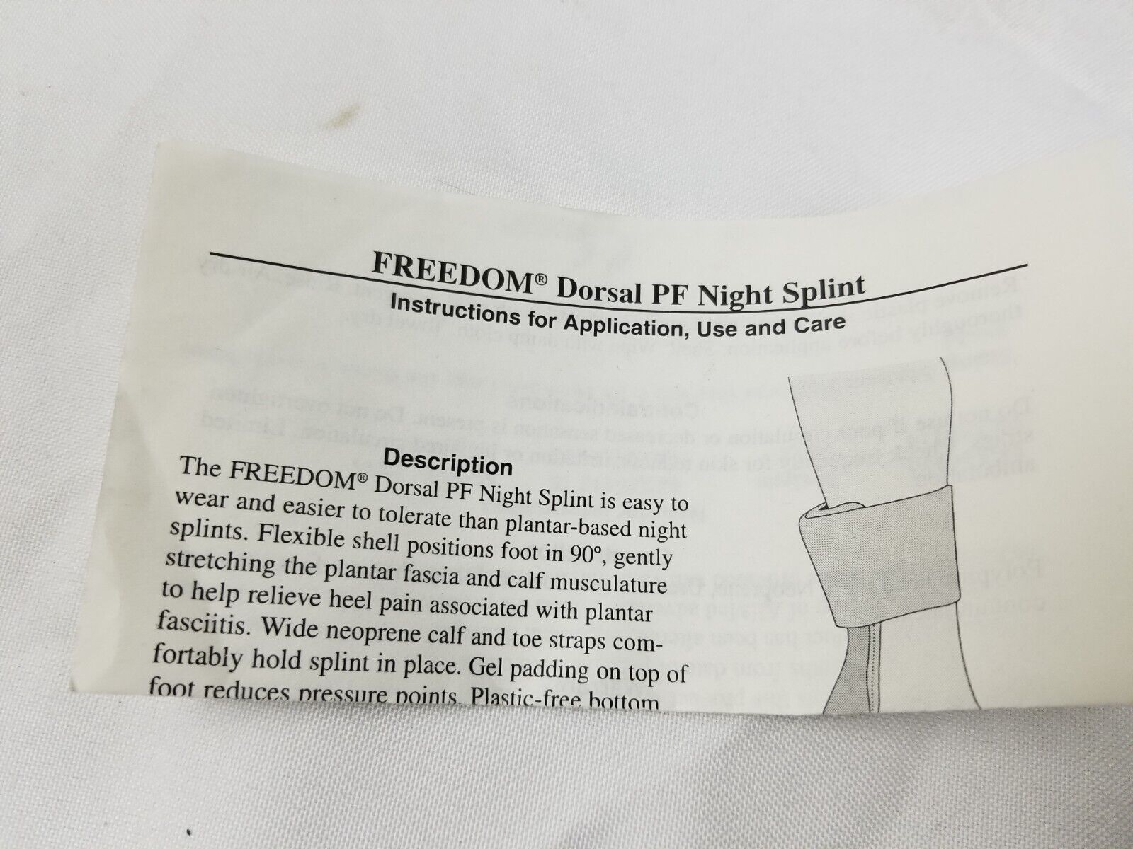 Alimed Night Splint Dorsal