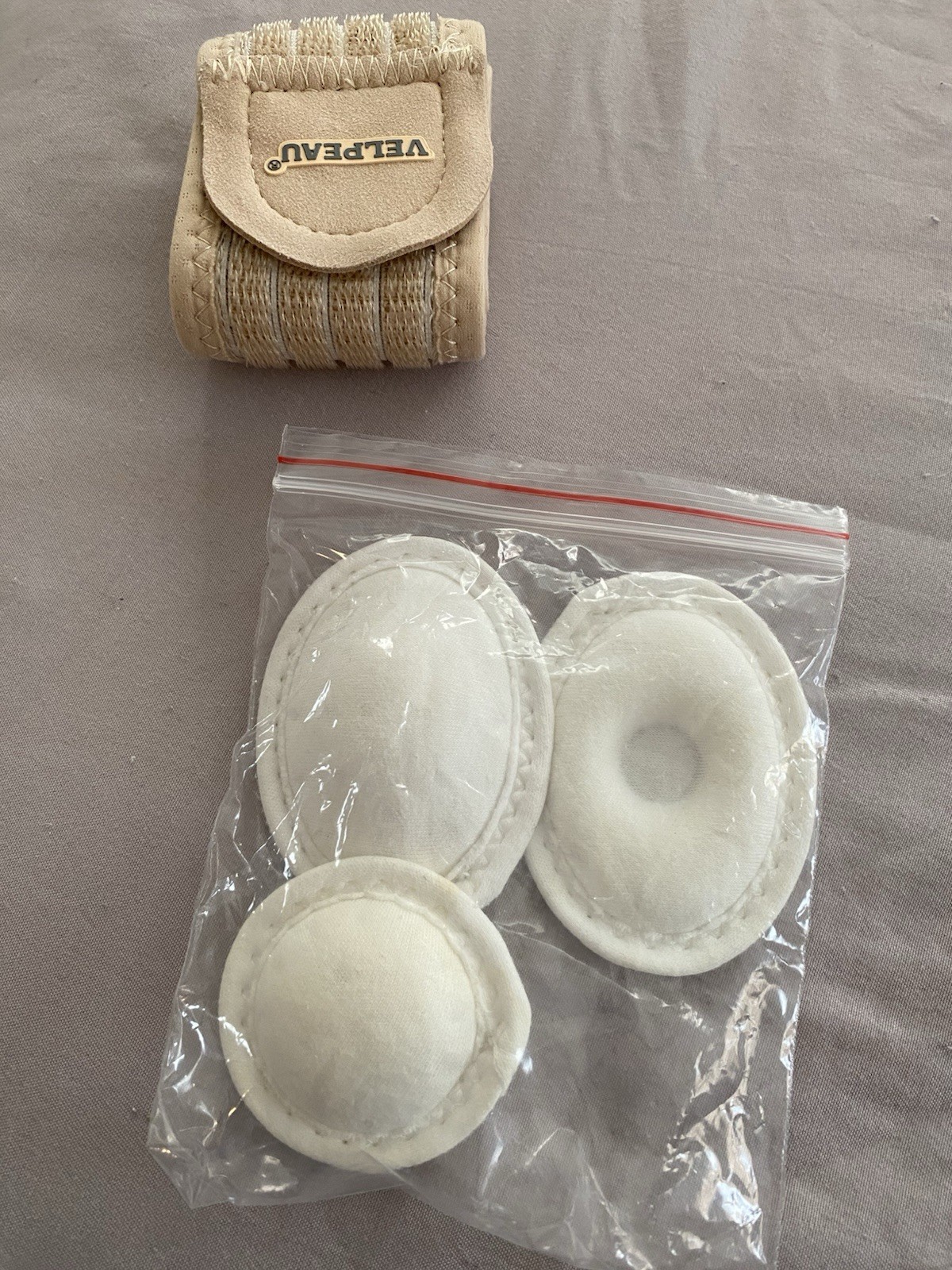VELPEAU Umbilical Hernia Belt Light Khaki One Size Infant Toddler Adjustable