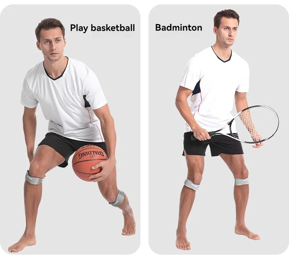 Stryde Precision Strap Knee Brace Silicone Pad Adjustable Breathable Sport
