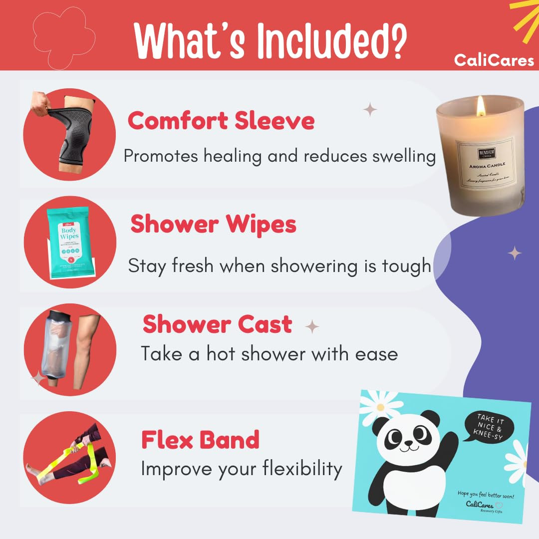 Knee Care Essentials Post-Surgery: Compression Sleeve, Cast Covers & Bands