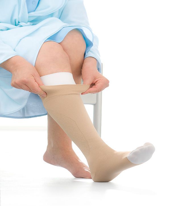 Jobst UlcerCare Compression Stocking Support 2 Part System No Zipper 40 mmHg NEW
