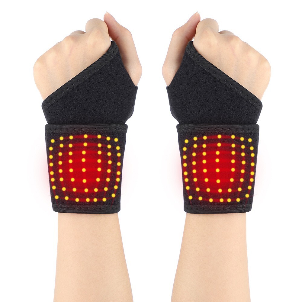 Wrist Strap Self Heating Weight Lifting Gym Training Support Wrap Pain Relief AU