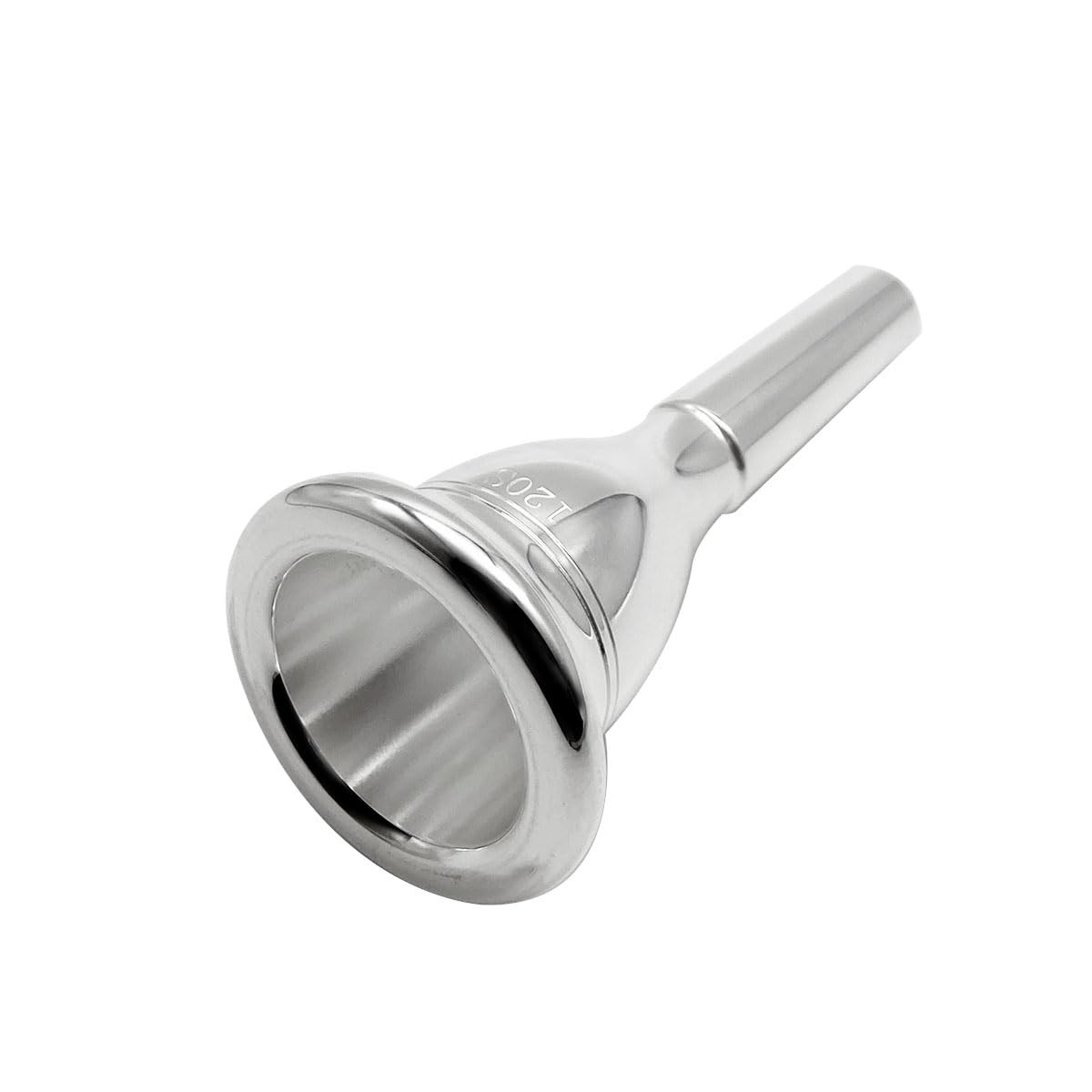 120S Silver Plated Tuba Mouthpiece Heavyweight For Concert Marching Band