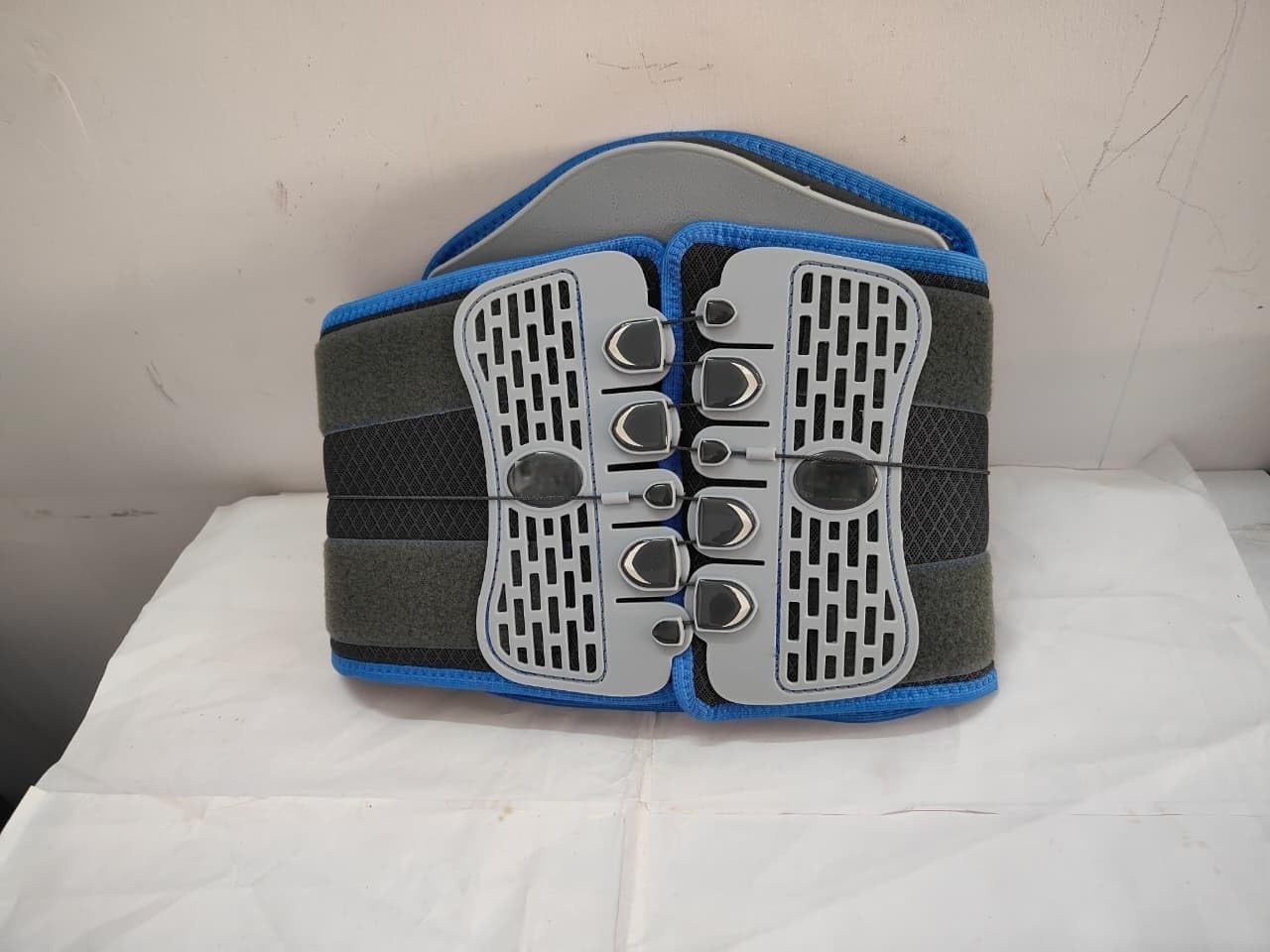 Lumbo Lacepull Brace, Grey, Universal Size,(1 Unit) Excellent Fitting
