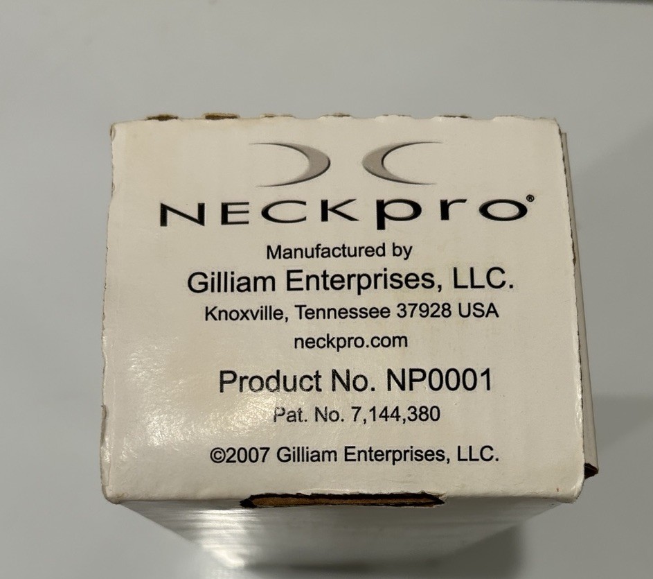 Neck Pro Portable Over the Door Cervial Traction Device Home 1-1/2” Dr. Gilliam
