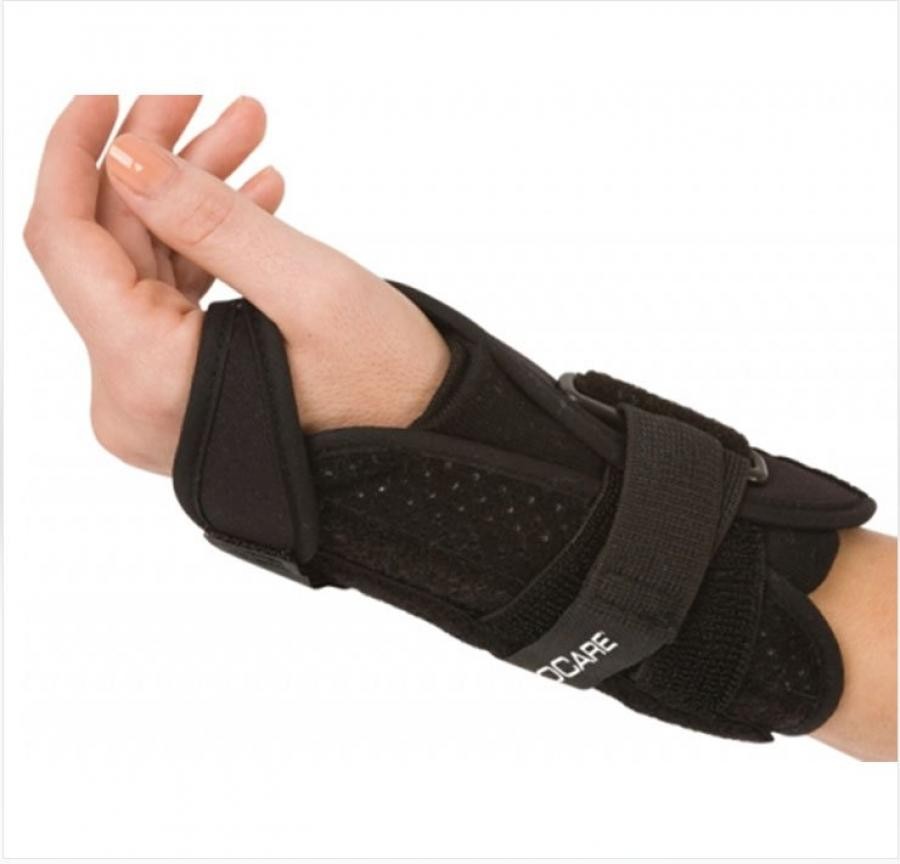 ProCare Quick-Fit Wrist Brace One Size Right Hand 7.5″ Dual Stay Dorsal Remove 1