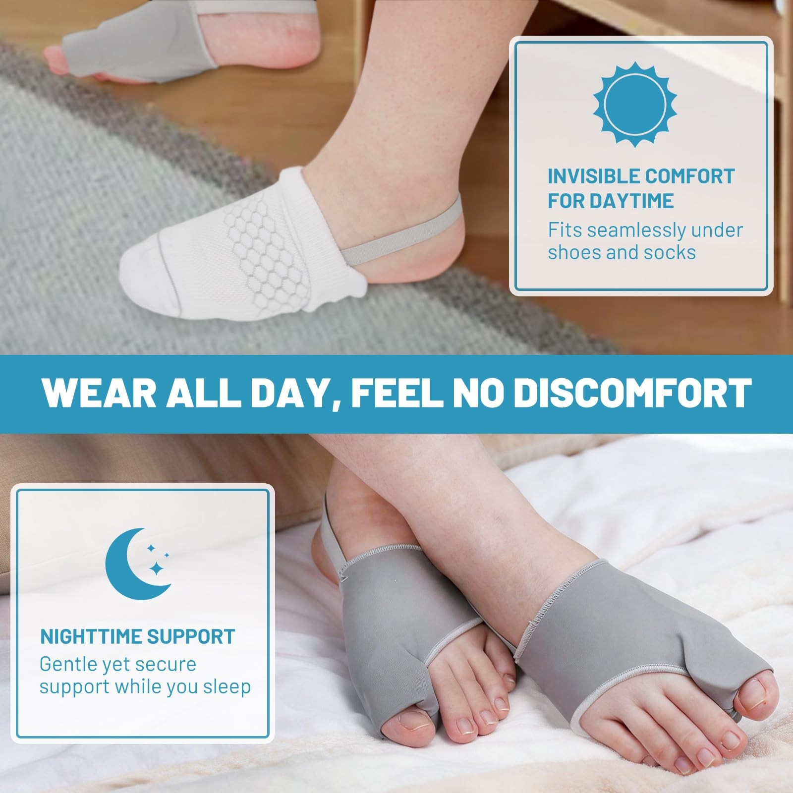 Swpcioc Bunion Corrector Gray 1pc