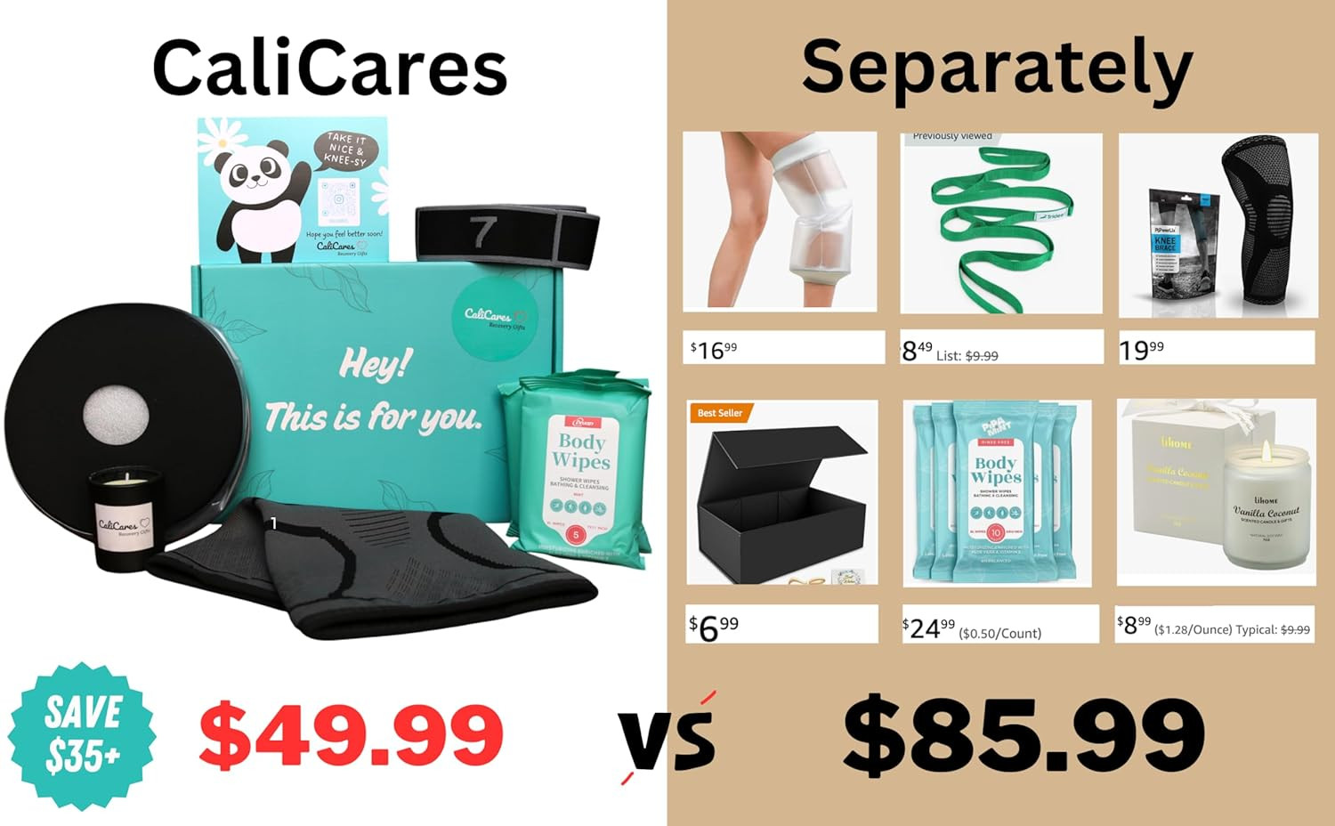 Knee Care Essentials Post-Surgery: Compression Sleeve, Cast Covers & Bands