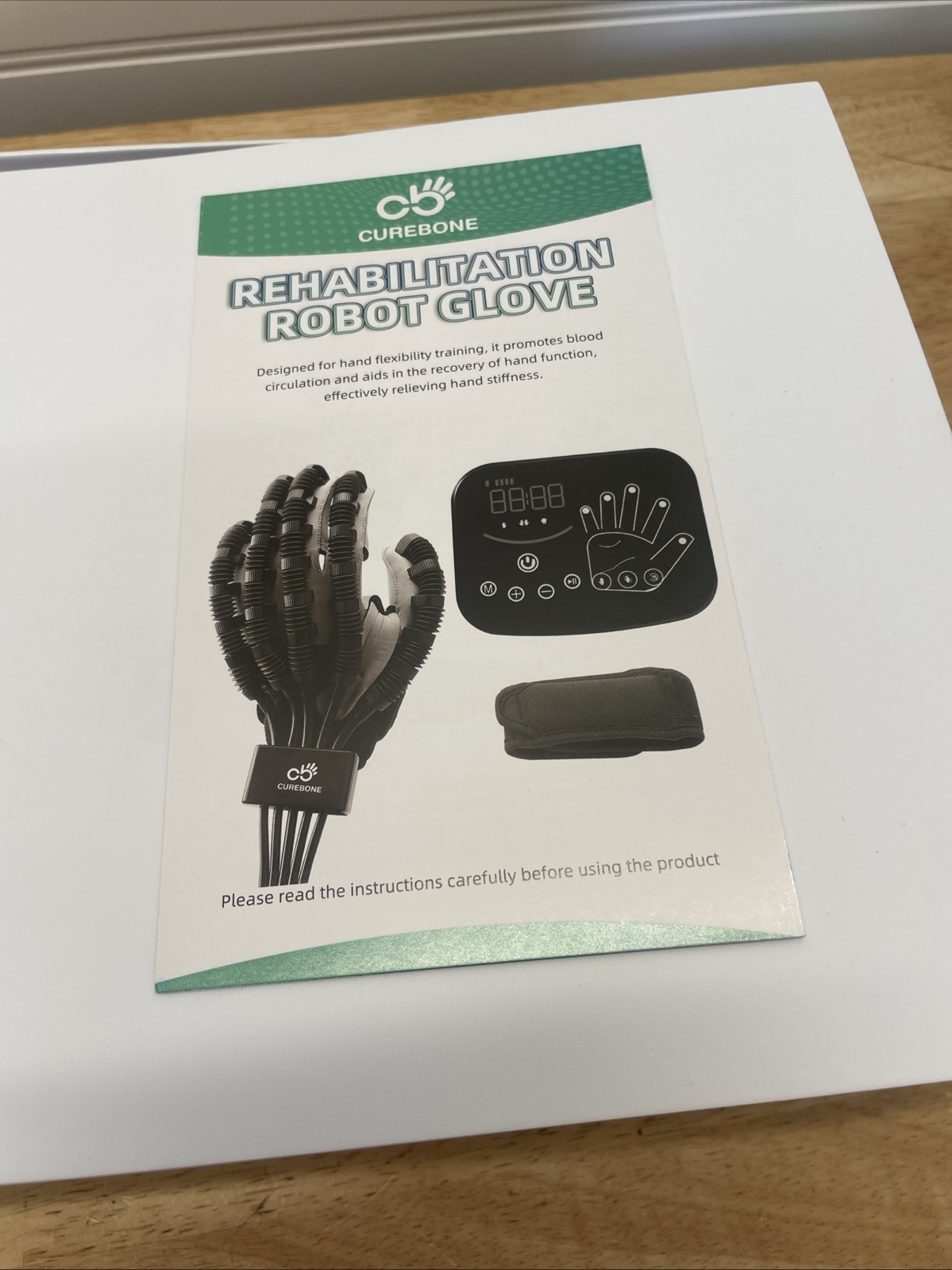 Curebone Rehabilitation Robot Glove – Left Hand, Large