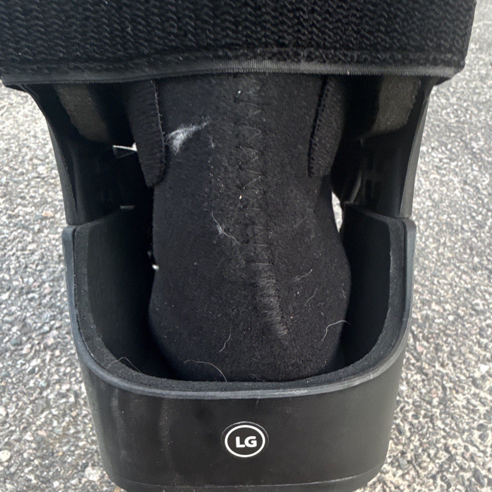 United Ortho Adjustable Walking Boot LG Black Immobilization Foot Ankle Leg
