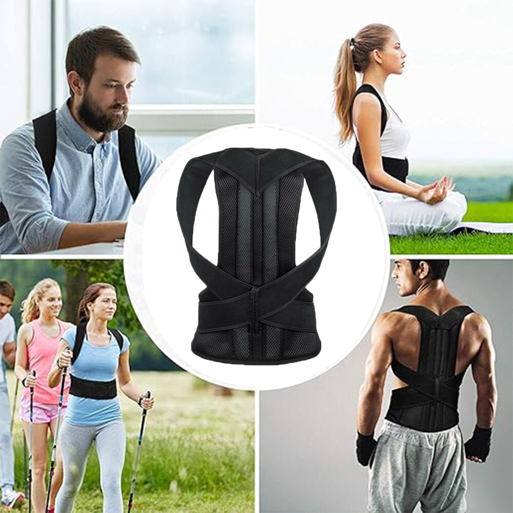 Improve Back Posture and Lumbar Support Unisex Adjustable and Fully Back Support