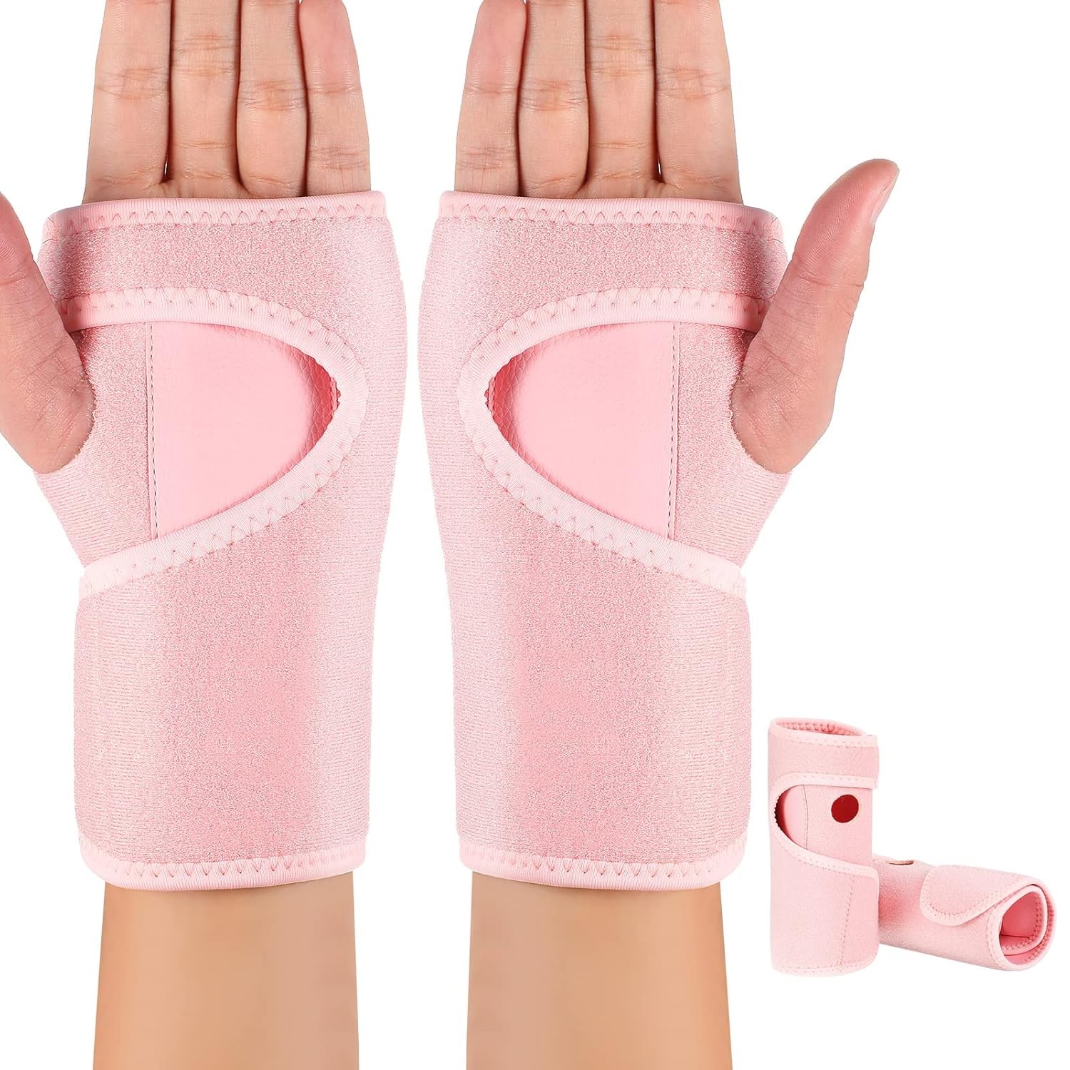 2 Pieces Carpal Tunnel Wrist Braces for Night Wrist Sleep Support Brace Wrist Sp