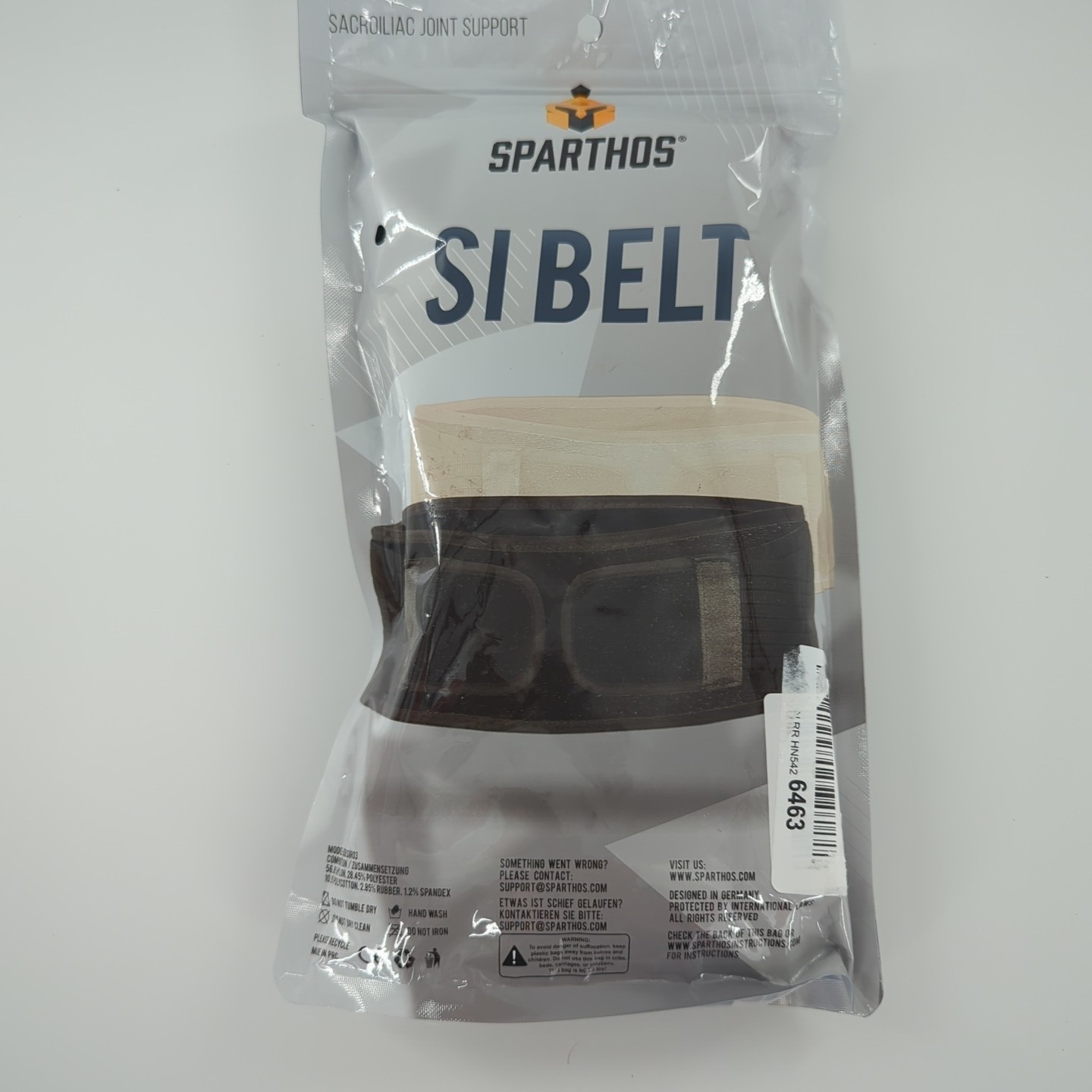 Sparthos SI Belt Sacroiliac Joint Support Black