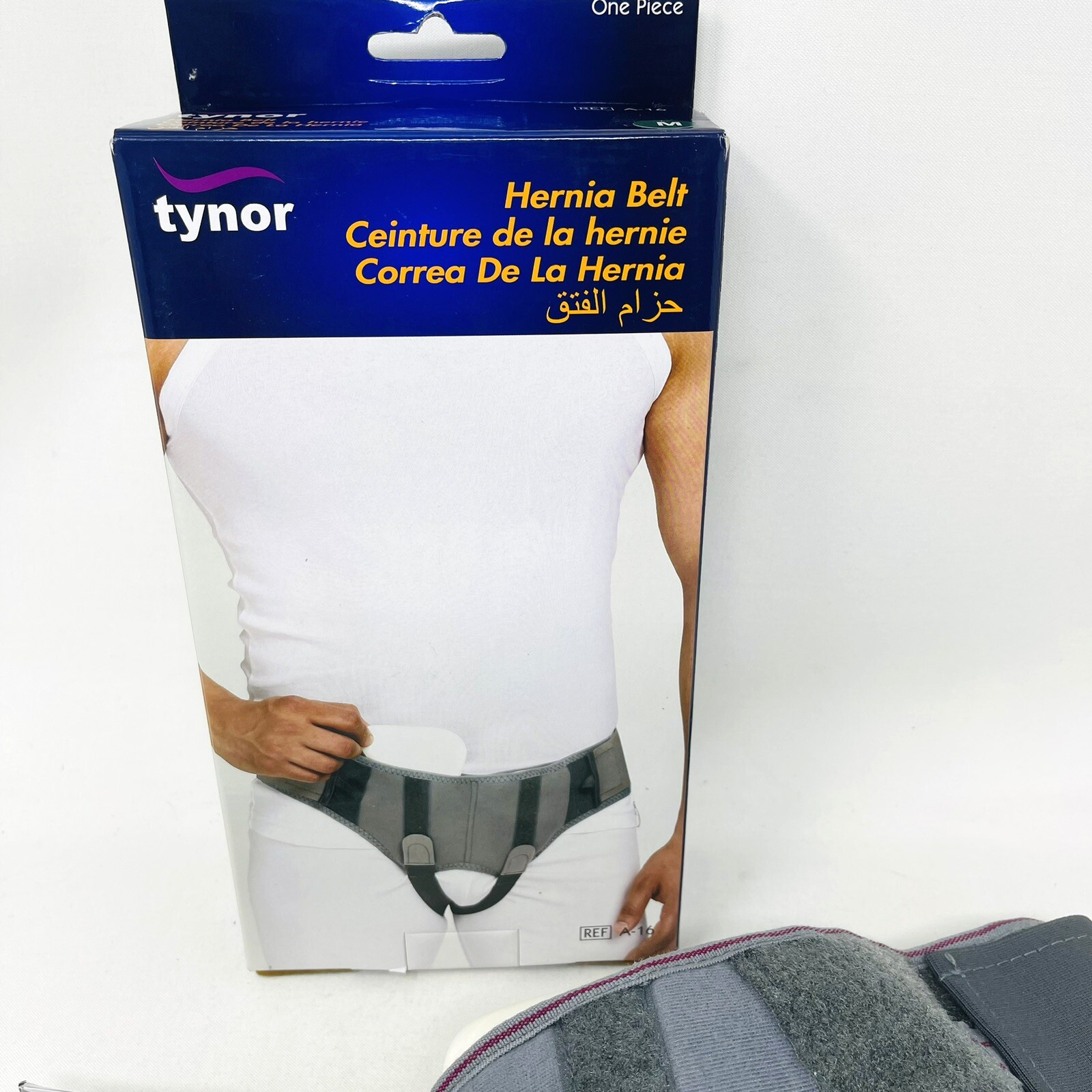 Tynor Hernia Belt Medium Unisex Grey Adjustable NEW