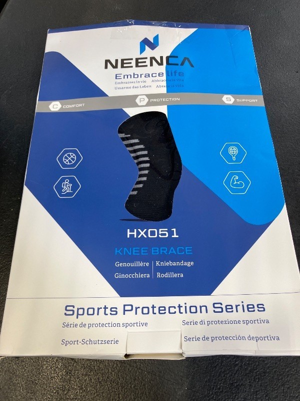 NEENCA Professional Knee Brace – Black, X-Small (HX051)