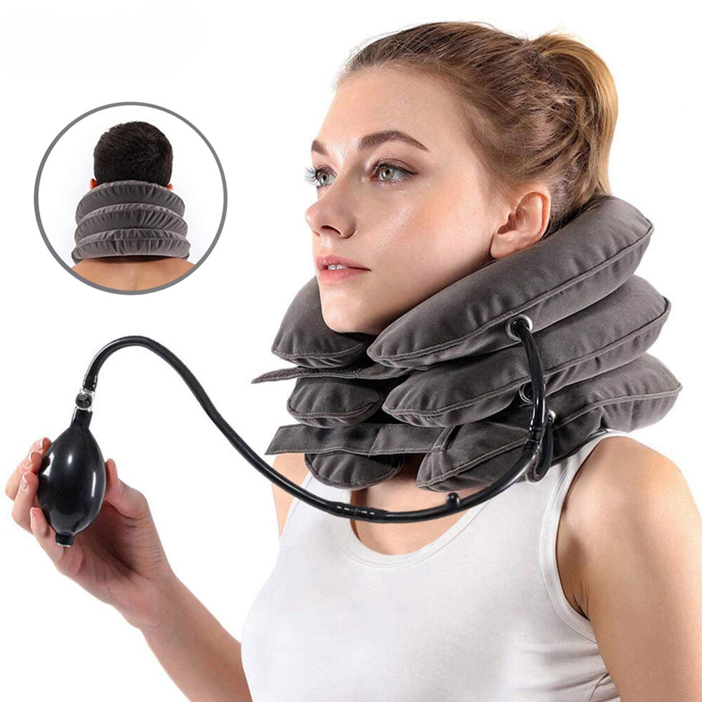 Cervical Neck Traction Device,Relief for Chronic Neck & Shoulder Alignment Pain