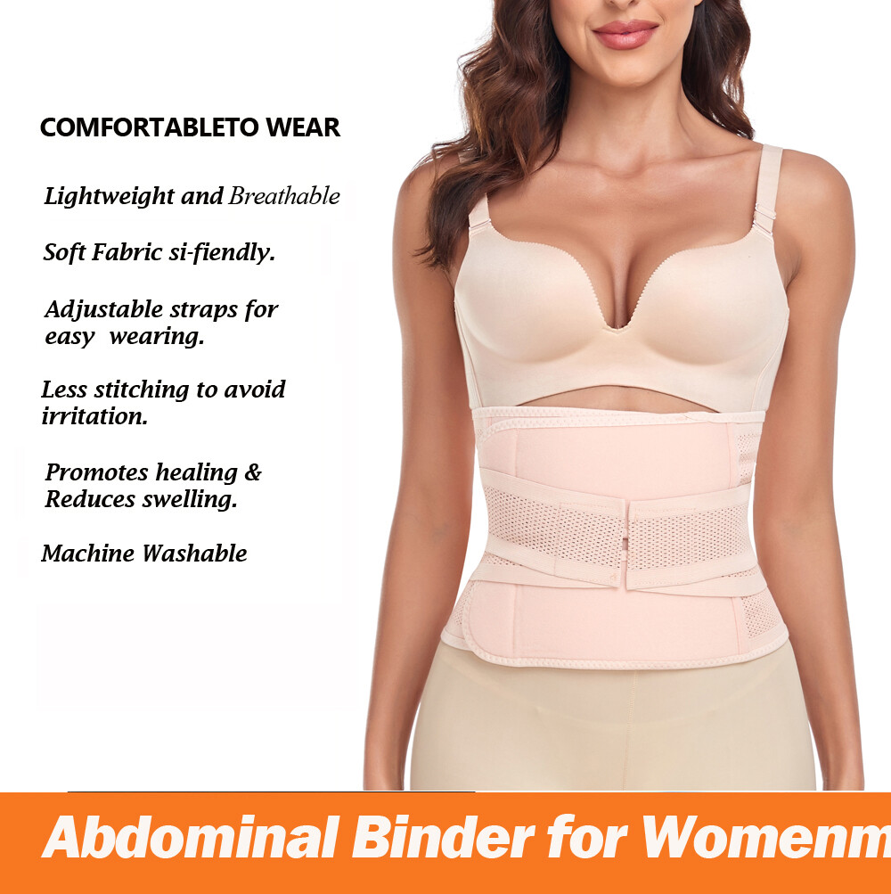 Postpartum Belly Band & Abdominal Binder C-Section Wrap Recovery Support Belt US
