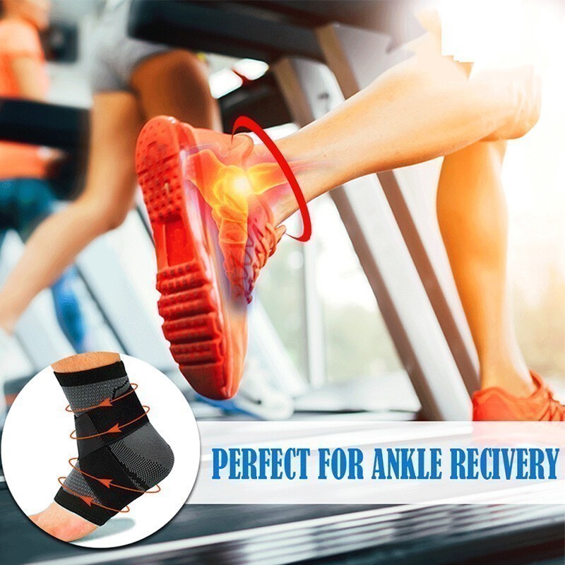 1PCS Adjustable Compression Ankle Brace for Sports Running Exercise Foot Care US