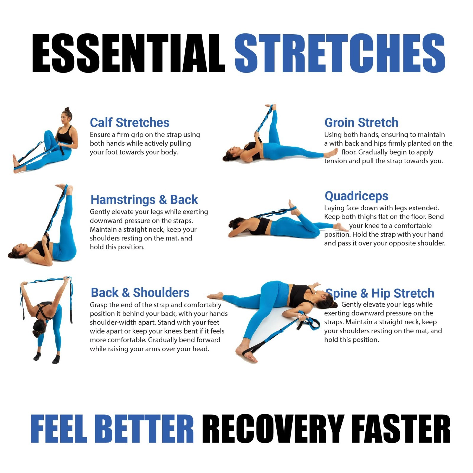 Ultra Stretch Strap for Physical Therapy – KneeSled™ Alternative, Flexibility Ai