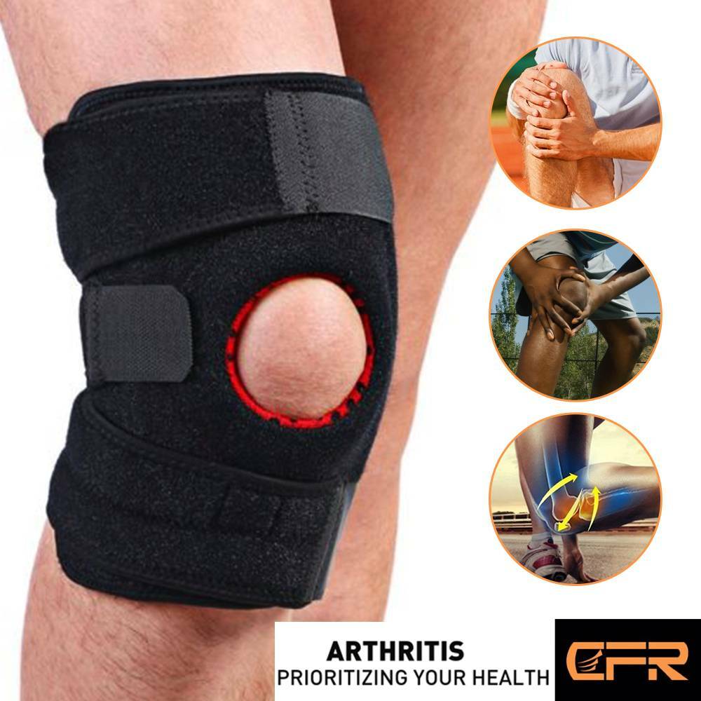 Compression Knee Brace Patella Support Meniscus Sport Joint Pain Arthritis Wrap@