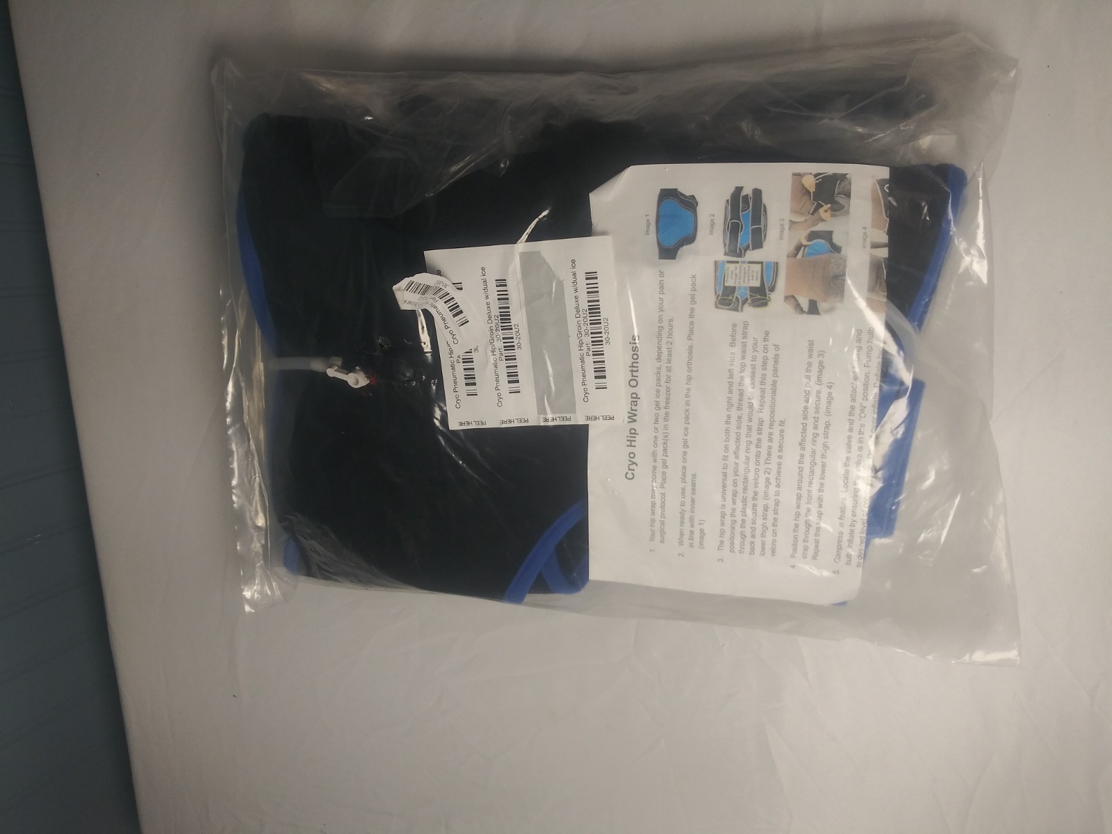 New Cryo Pneumatic Hip/Groin Deluxe With Dual 2 Ice Packs