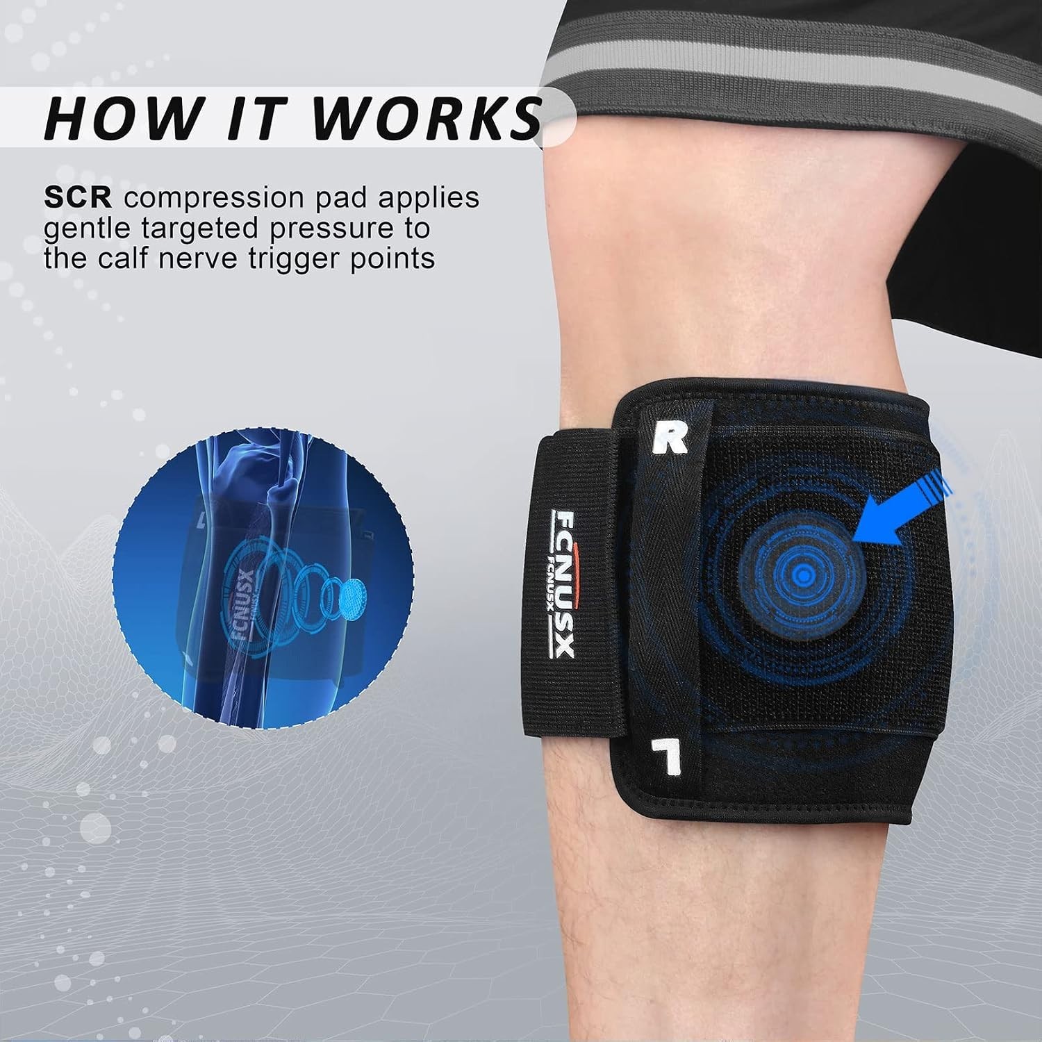 Effective Sciatica Knee Brace for Quick Relief – Breathable & Washable Design