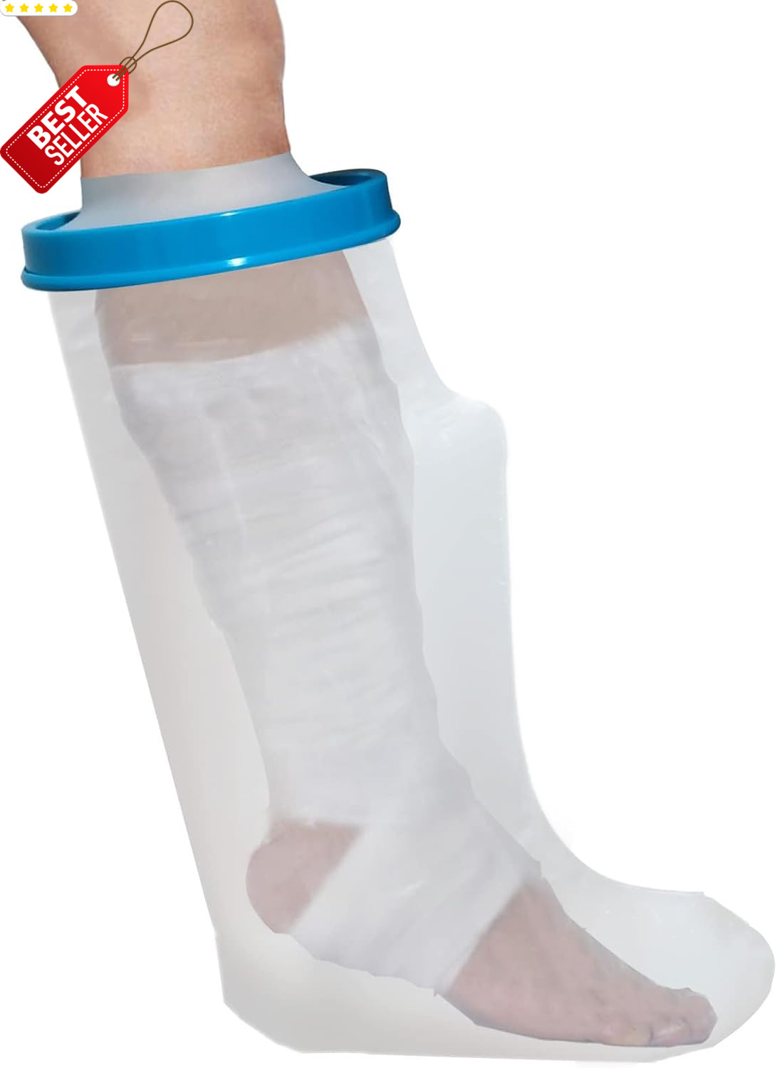 Waterproof Leg Cast Cover Shower Reusable Adult Short Leg Protector Foot – US