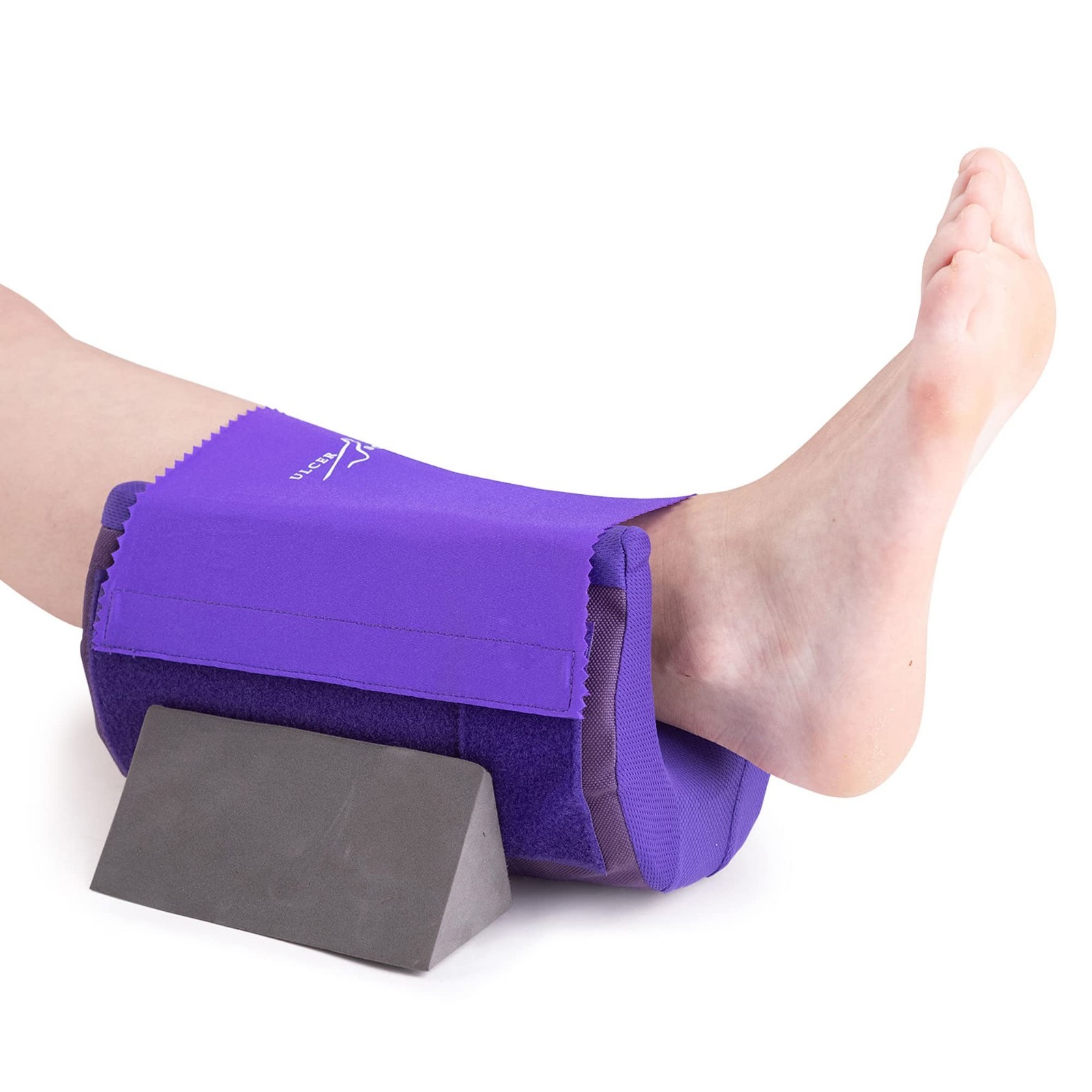 Heel Protector for Pressure Ulcers – Breathable Offloading Cushion, No-Strap Boo