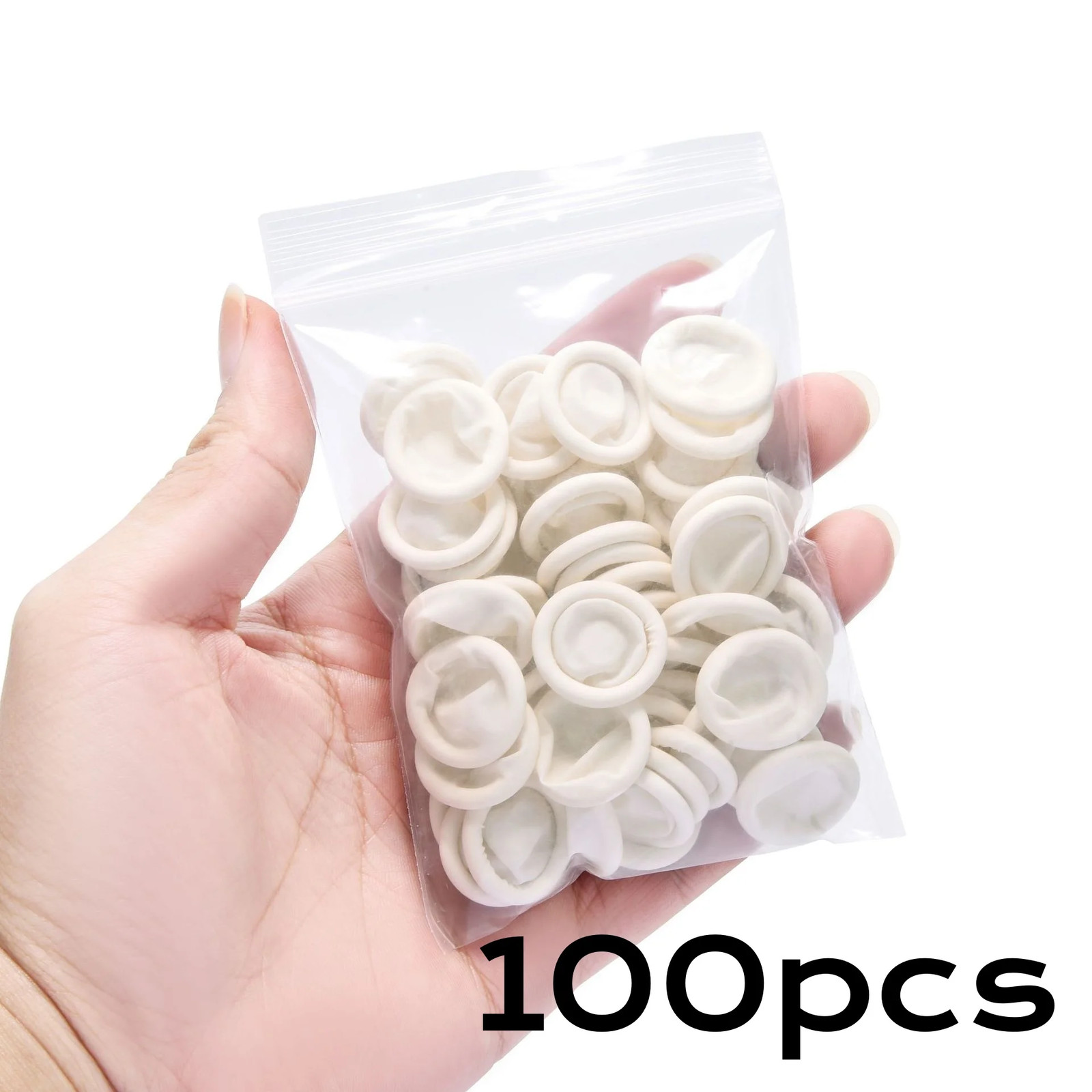 20/200pc Rubber Finger Protector Covers Wear-Resistant Highly Elastic Anti-Slip