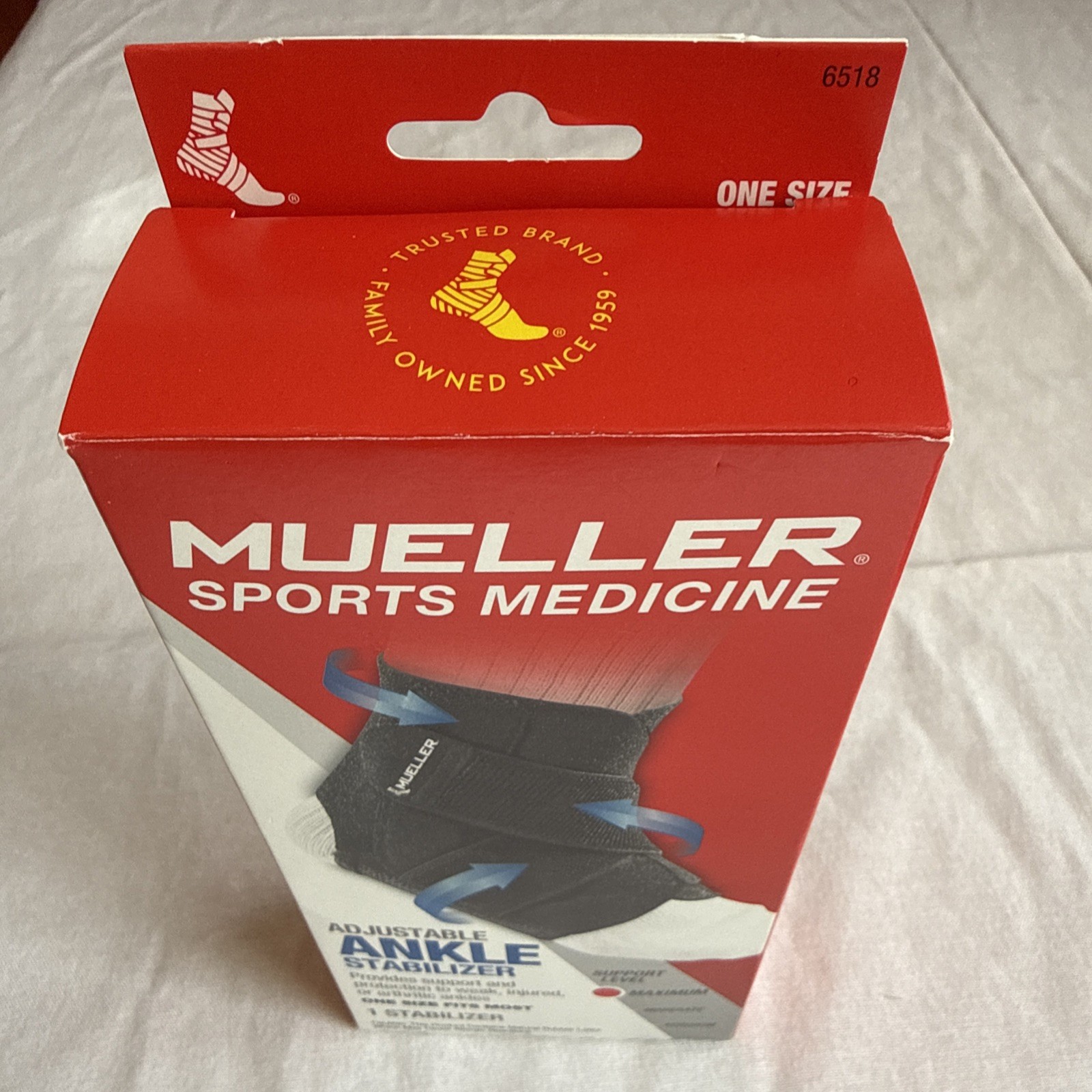 Mueller Adjust Ankle Stabilizer Criss-cross strapping Black.W 4.0-14.0/M3.0-13.0