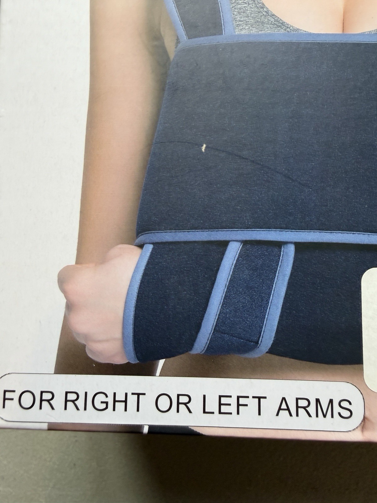 Velpeau Arm Sling Shoulder Immobilizer VP0301 Size Medium Black NEW
