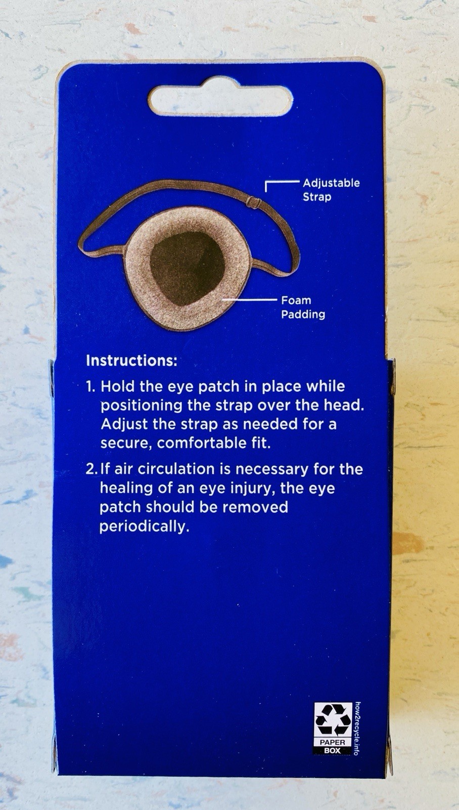 LOT OF 5 Padded Eye Patch Black Adjustable Strap Protector – Walgreens NEW!