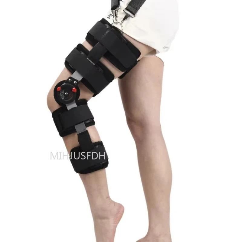 Model Orthopedic Support Stabilizer after Surgery Adjustable Hinged Knee Brace K