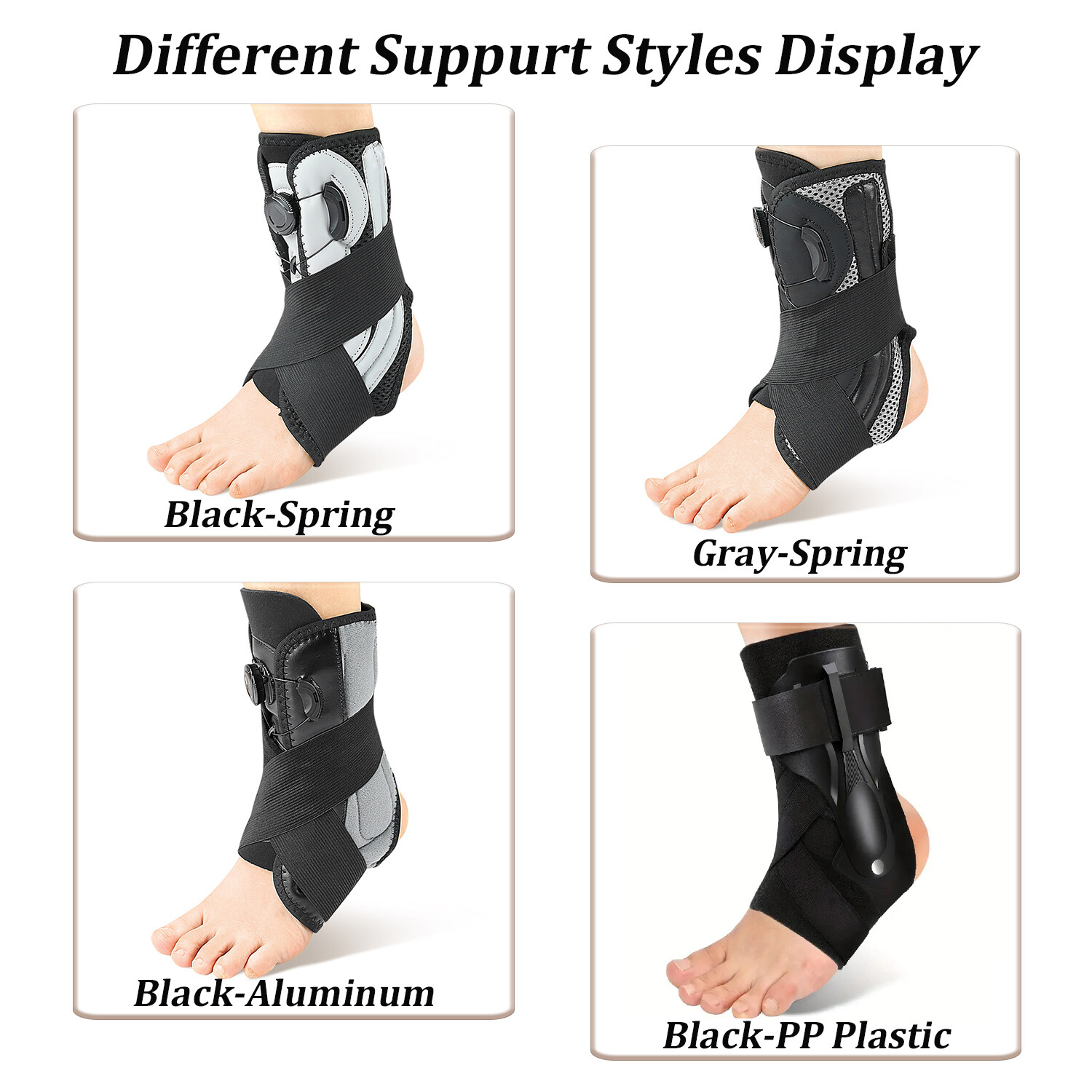 Ankle Brace Support Stabilizer Guard Tendonitis Achilles Sprain Foot Drop Strap