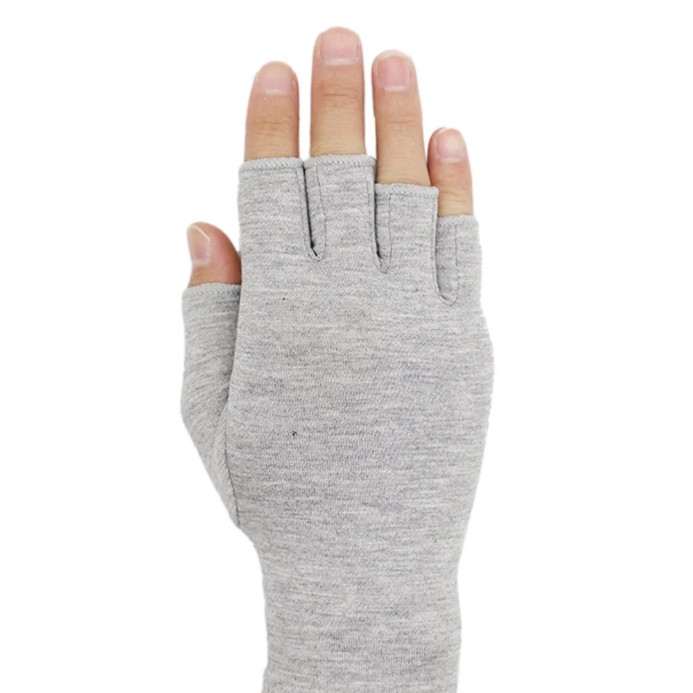 2 Pair Bamboo Gloves Compression Arthritis Glove Wrist Support Joint Pain Relief