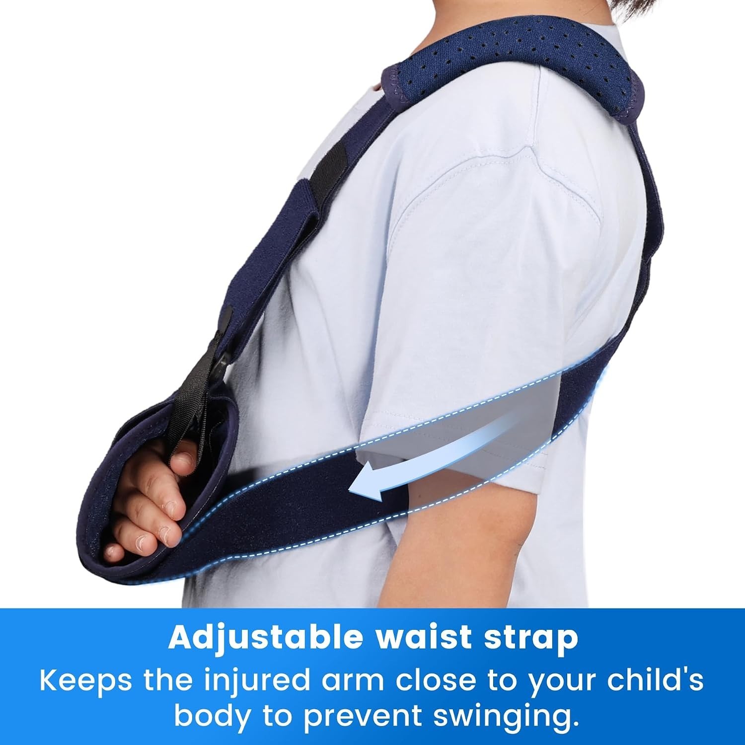 Adjustable Arm Support Sling for Kids – Ventilated Design & Lightweight Comfort