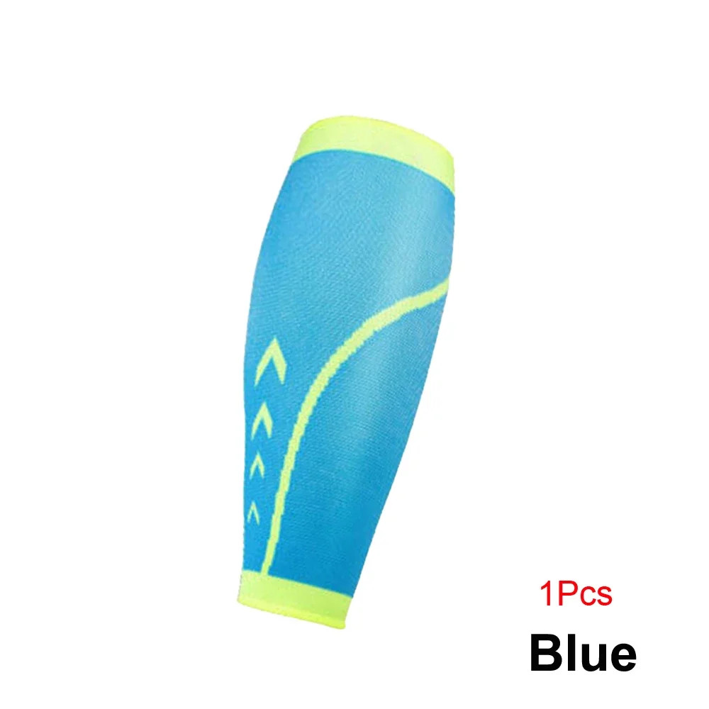 1Pcs Sports Compression Leg Sleeve Basketball Calf Support Running Antiskid Shin