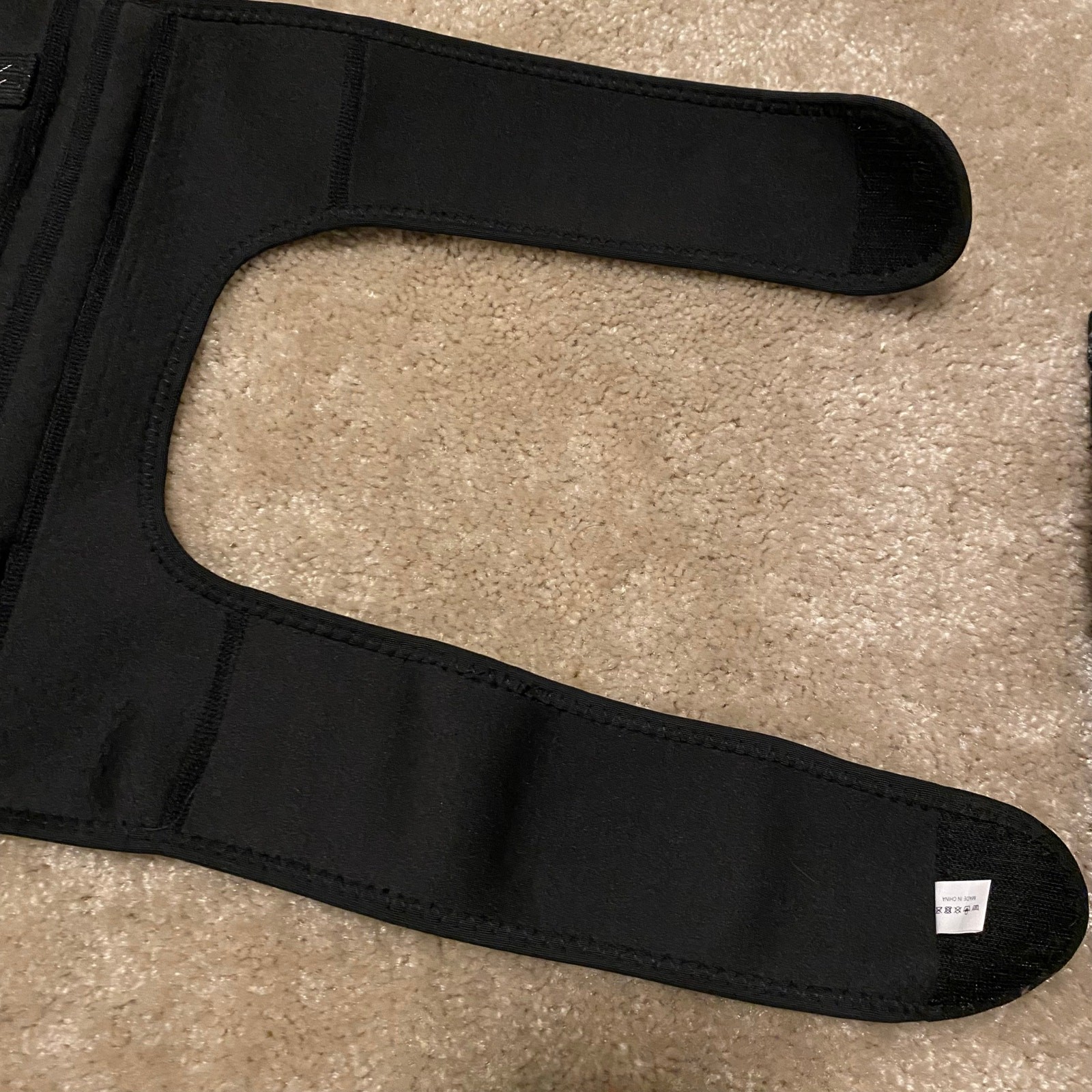 New Fit Geno 3-in-1 Hinged Knee Brace in Black Size Large Black Open Box