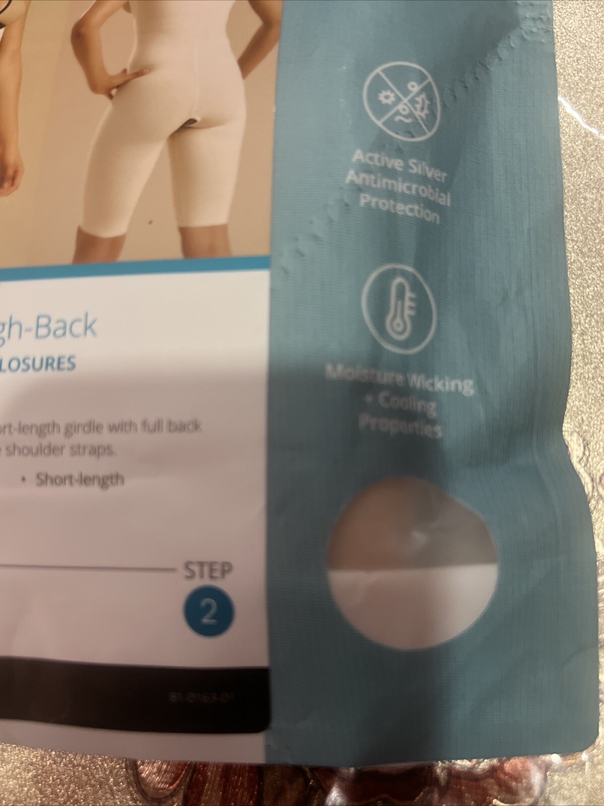Marena Recovery SFBHS Step 2 High Back Short/Thigh Length XL Beige 32-35″Waist
