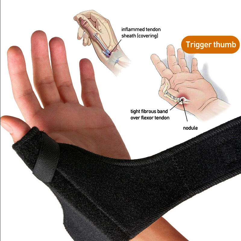 Wrist Brace Support Thumb Spring Hand Compression Sleeves Carpal Tunnel Sport