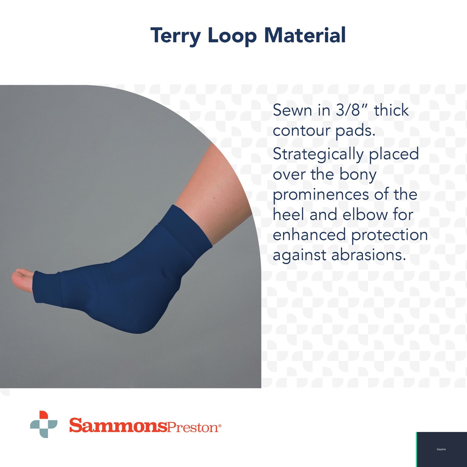Heel Elbow Protector Pads for Children, Soft Foam, Navy Blue, Pair XXX-Large