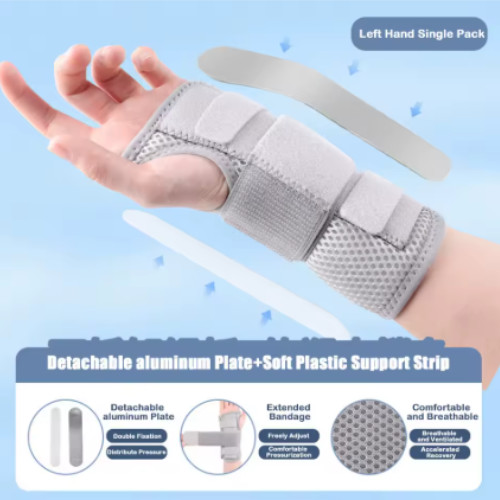 NEW Wrist Brace for Carpal Tunnel – Adjustable Night Support Brace with Splints