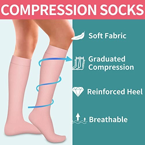 COOLOVER Copper Compression Large-X-Large 04 Gray/Gray/Gray/Pink/Nude/Pink