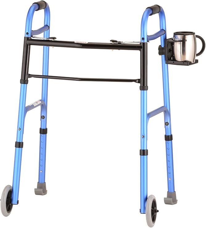 Adjustable Cup Holder for Walker & Wheelchair Holds Any Size Cups