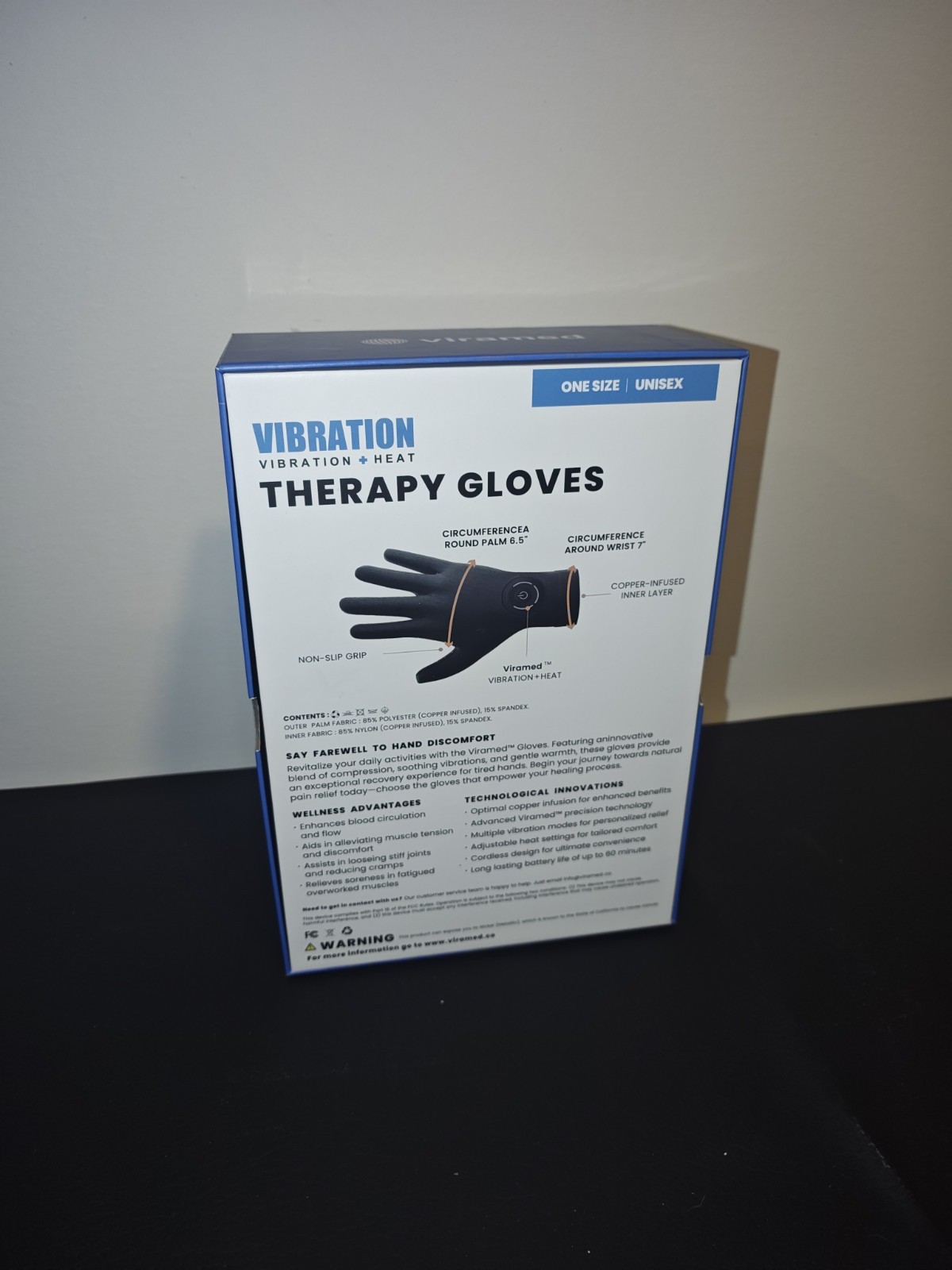 Viramed Arthritic Therapy glovesvibration + heat