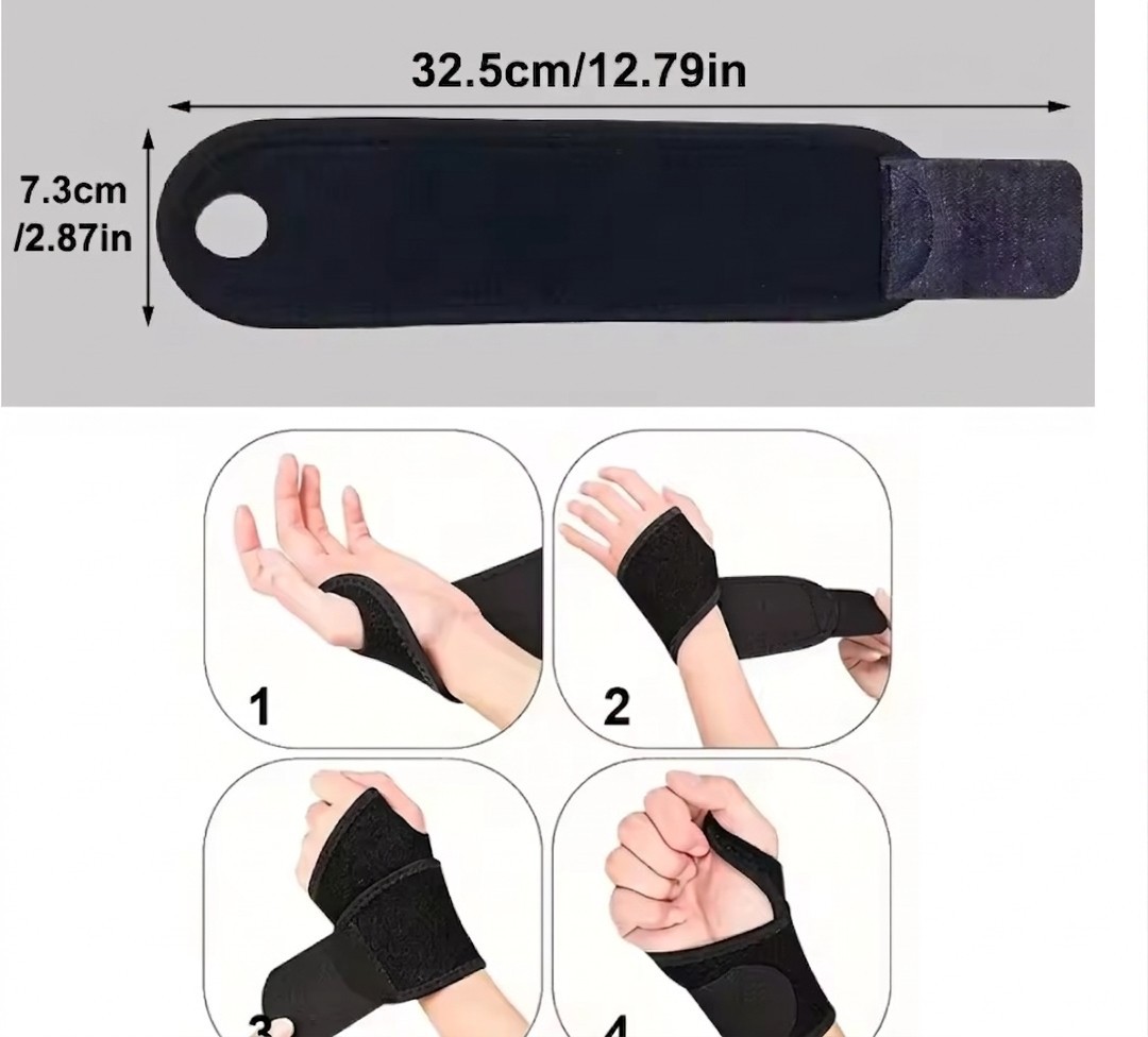 Adjustable Wrist Support Brace Guard Strap Carpal Tunnel Sports Gym Pain Relief