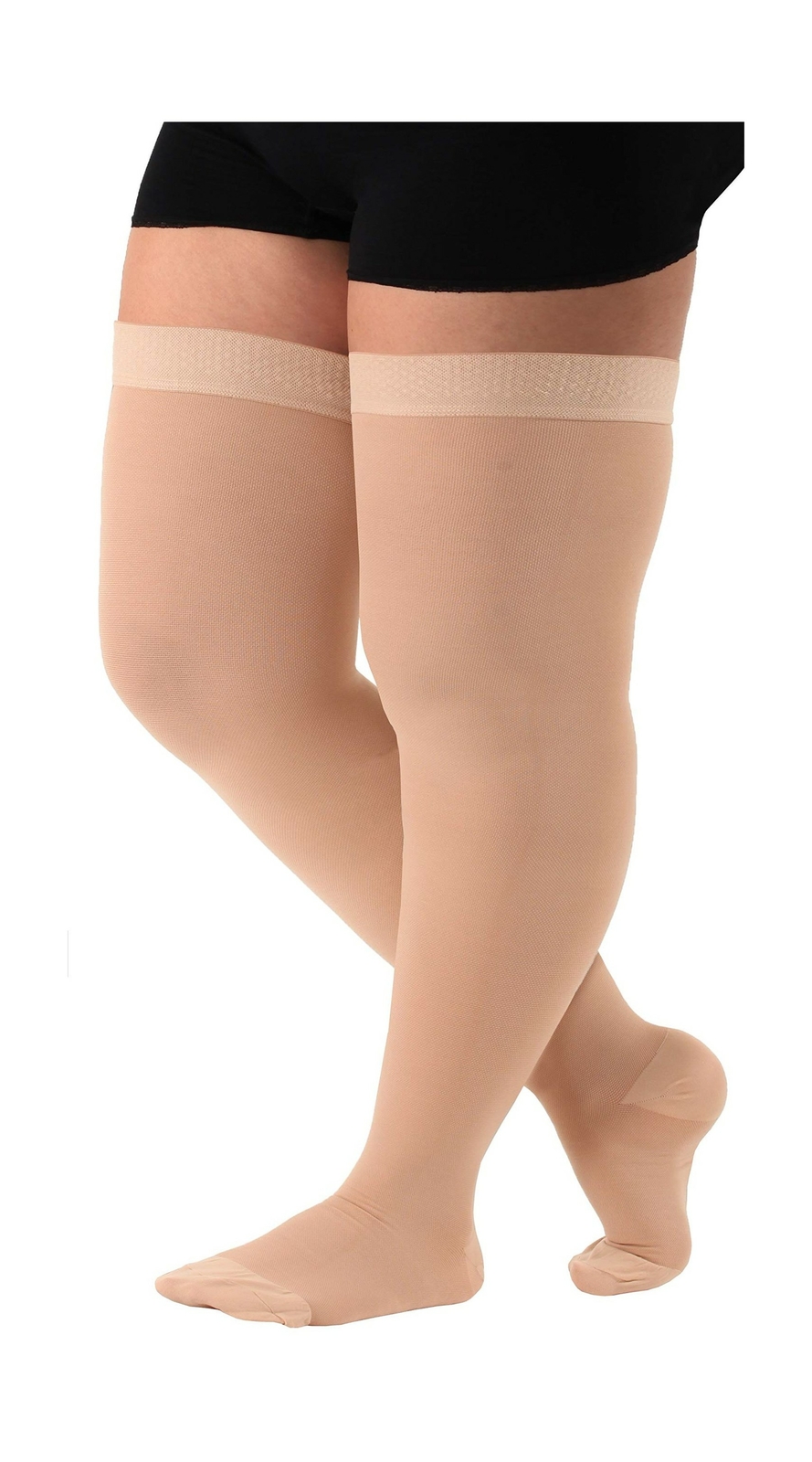 Made in USA – Thigh High Compression Stockings 20-30mmHg for Women and Men