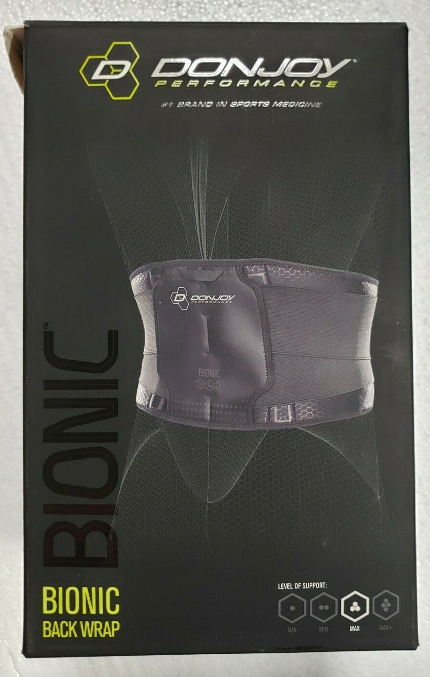 Donjoy Performance Bionic Back Wrap XL Max Support NIB